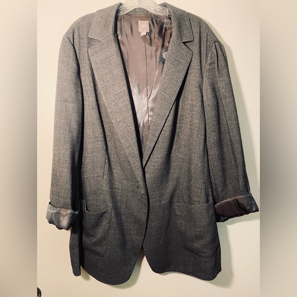 Pre-Loved J. Jill Sleek Grey Blazer Size 3x